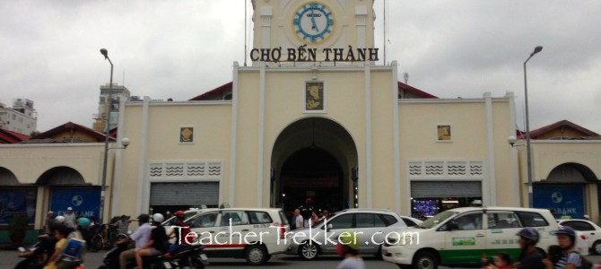 HCMC, Vietnam – Arrival: Airport, Hotel, & Eating at the Ben Thanh Market